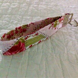 Floral Patchwork Keychain